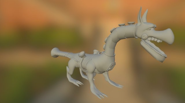 Reservwars Smoke Wyrm 3D Model