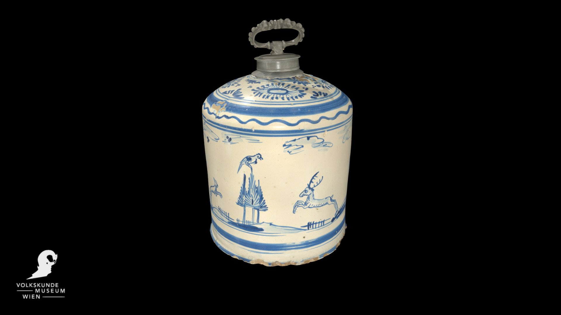 Flasche mit Zinnschraubverschluss ÖMV 18.797 — Sketchfab embed 3D viewer