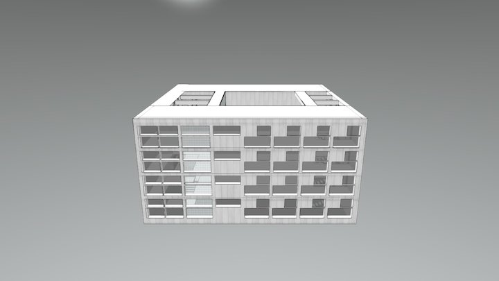 casa del fascio 3D Model