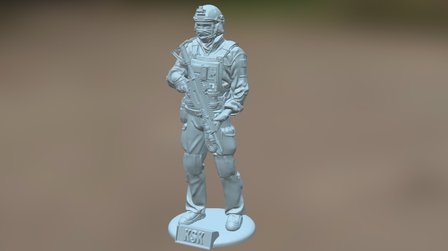 Soldado KSK fuerzas especiales alemanas 3D Model