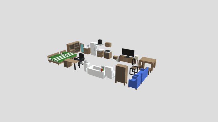 Furniture Pack 3D Model