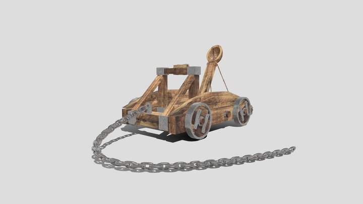 Catapult 3D Model