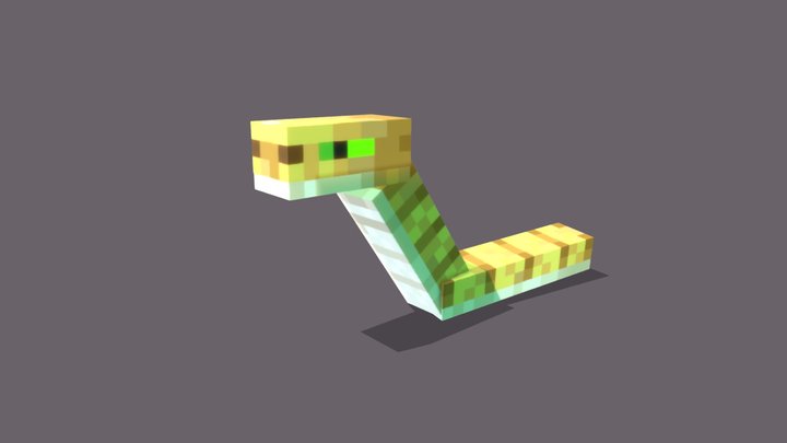 awesome snake (he's awesome) 3D Model