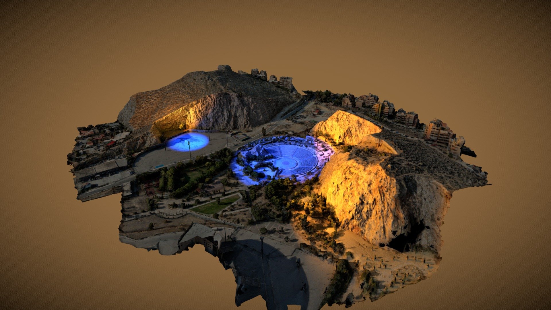 Katrakio Theater in Athens — Sketchfab embed 3D viewer