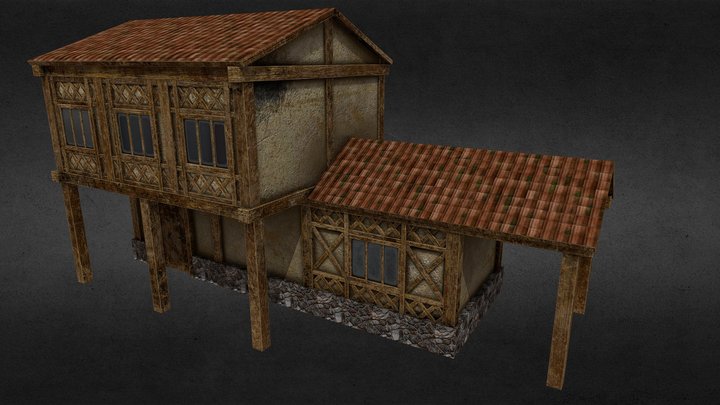 Medieval House 3D Model