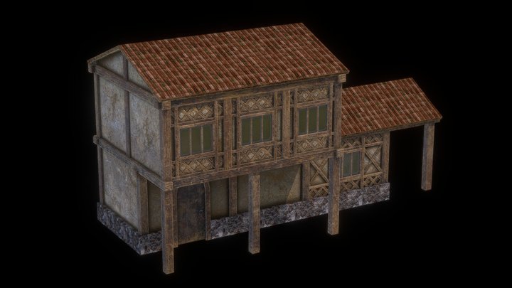 Medieval House 3D Model