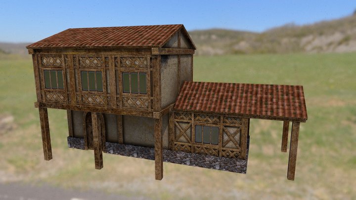 Medieval House 3D Model