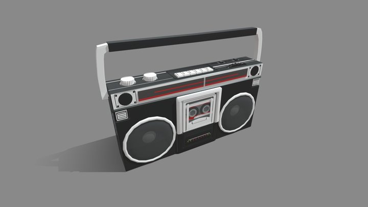 Boombox 3D Model