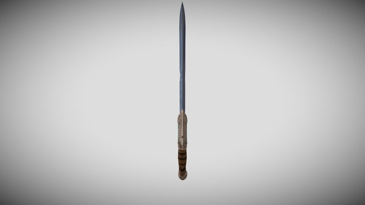 Fantasy Dagger 1 3D Model
