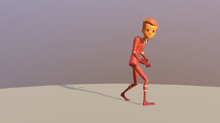 Fighting Animation 3D Model