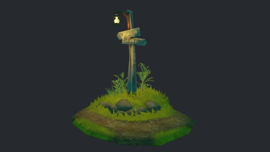 Sign Post Diorama - 3D model by hevfas / joefolio (@hevfas) [5cfef20 ...