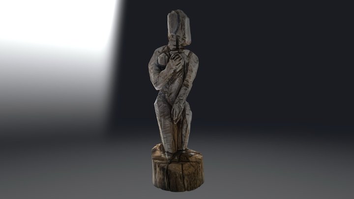 Wooden Sculpture 3D Model