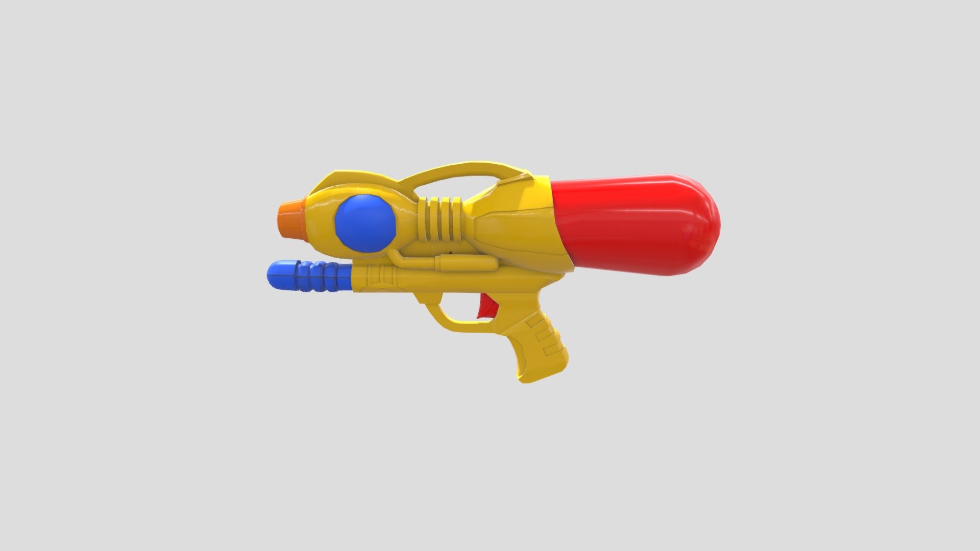 Watergun 3D model by Gabby Leslie (GubbaSoup) [5cffa38] Sketchfab