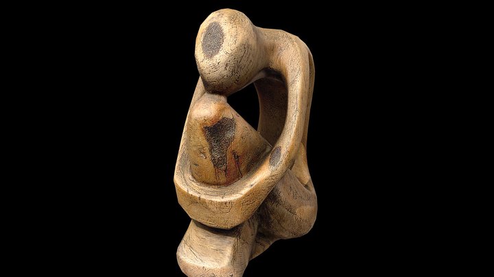Seated Figure 3D Model