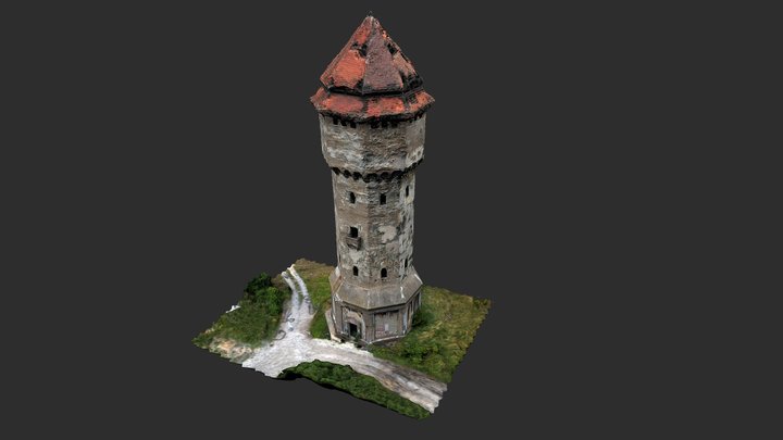 Old Water Tower | Katowice 3D Model