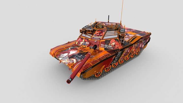 M1Abrams + Promethean Princess 3D Model