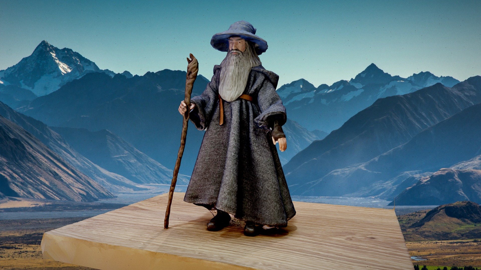 Gandalf - Download Free 3D model by piquer [5d00801] - Sketchfab