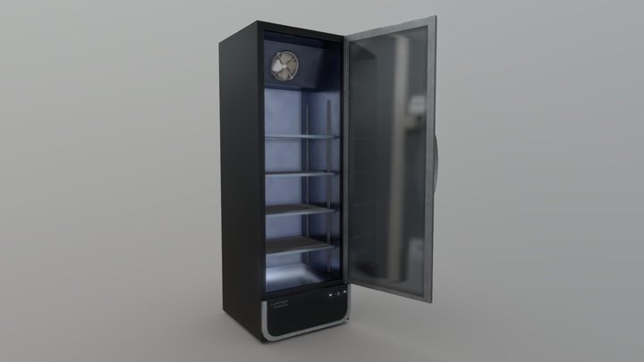 Commercial Fridge – Modello 3D gratuito STL
