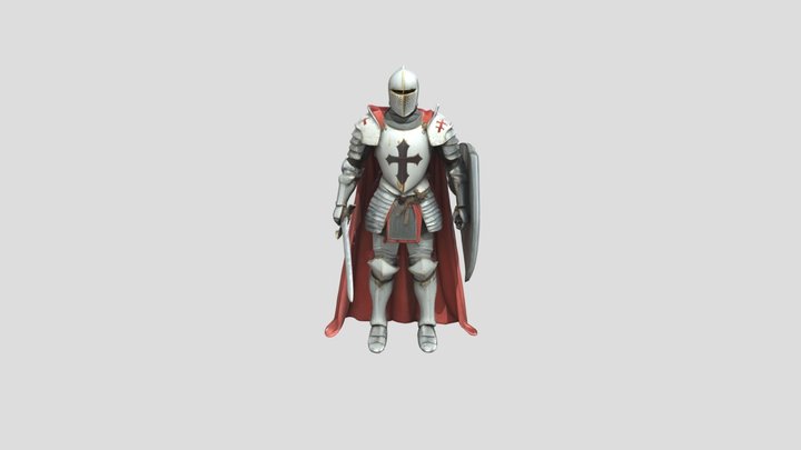 knight templar 3D Model