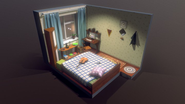 2000th Kid Room 3D Model