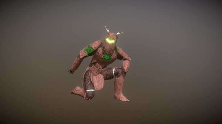Posed Knight 3D Model