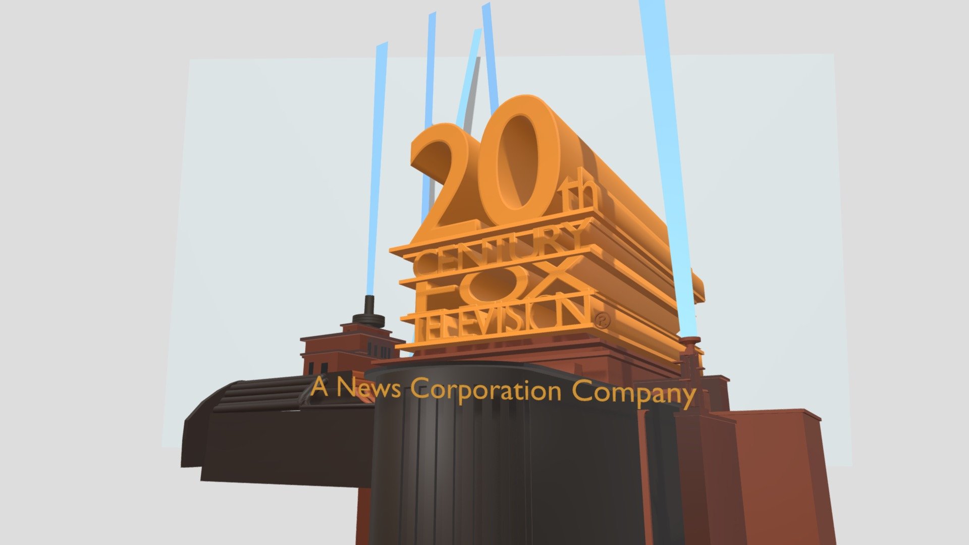 20th Century Fox Television Logo 2007 V2 - Download Free 3D model by ...