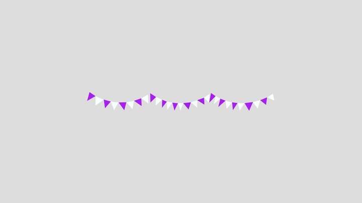 Party Streamers 3D Model