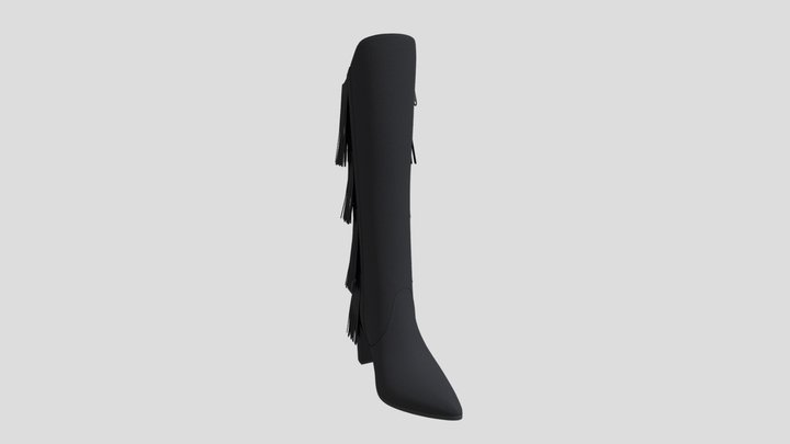 Boot Black 3D Model