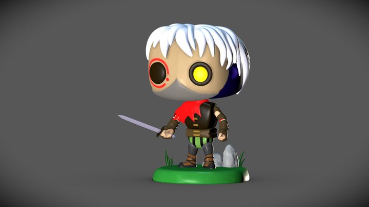 Tarkus Hero - Funko Pop! - With Mask 3D Model
