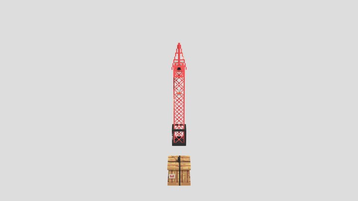 Construction - Crane 3D Model