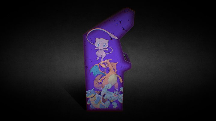 Old Pokemon Arcade 3D Model
