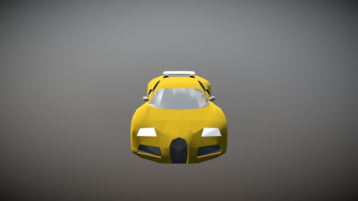 Bugati Model (First Car Model) 3D Model