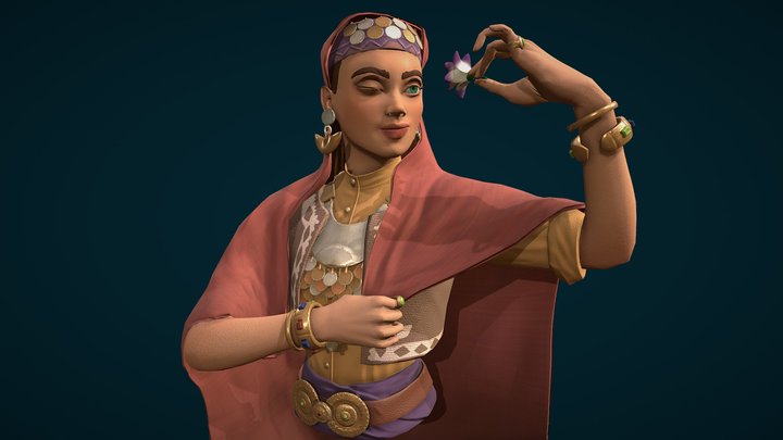 Herbalist - Character Creation 3D Model