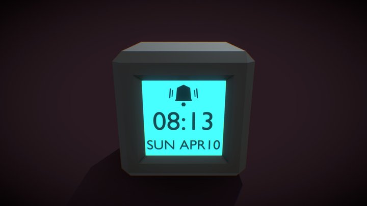 Alarm Clock #HouseholdPropsChallenge 3D Model