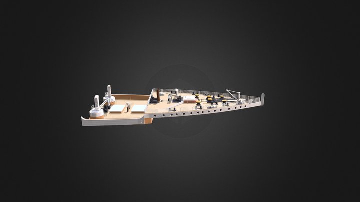 Titanic Titanicpart Art The Bow Complete 3D Model