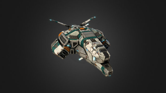 Taiidan Republic Bomber 3D Model