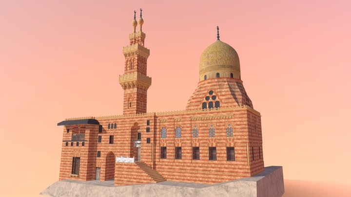 Qanibay El Ramah Mosque 3D Model