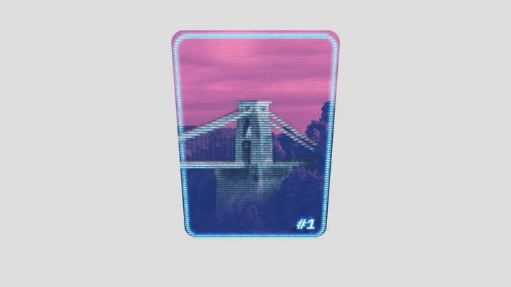FinTech West 3D Token 3D Model