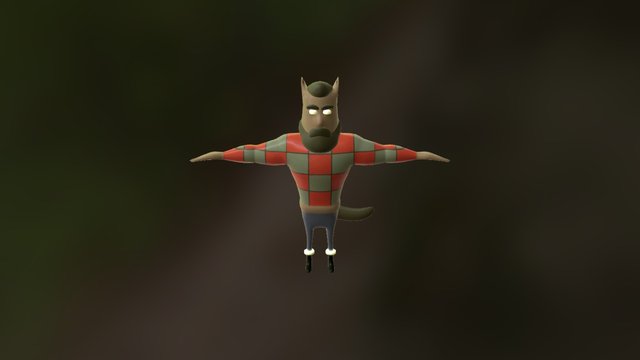 Wolfman 3D Model