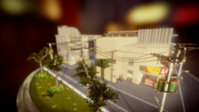 Cityscene 3D Model