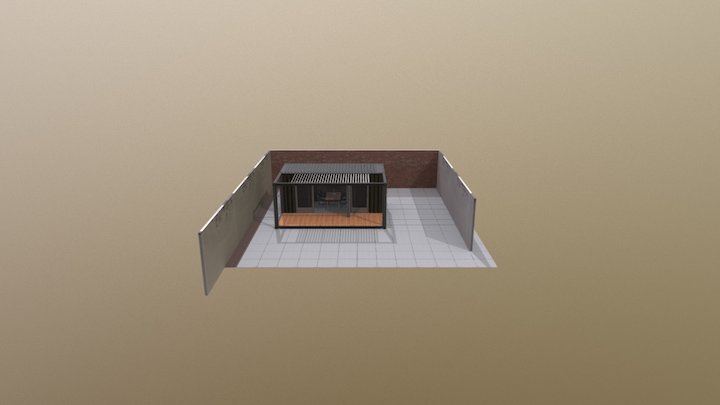 Container Office 3D Model