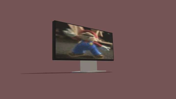 Mario TV time:) 3D Model