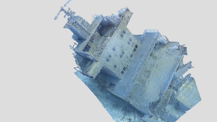 Odyssey Shipwreck 3D Model
