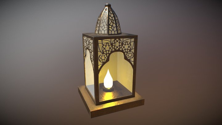 Cuboid Lamp 3D Model
