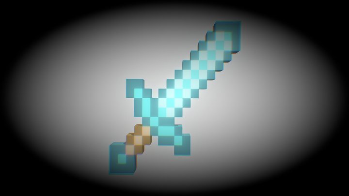 minecraft wallpaper diamond sword