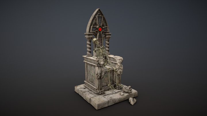 Throne of the Cursed 3D Model
