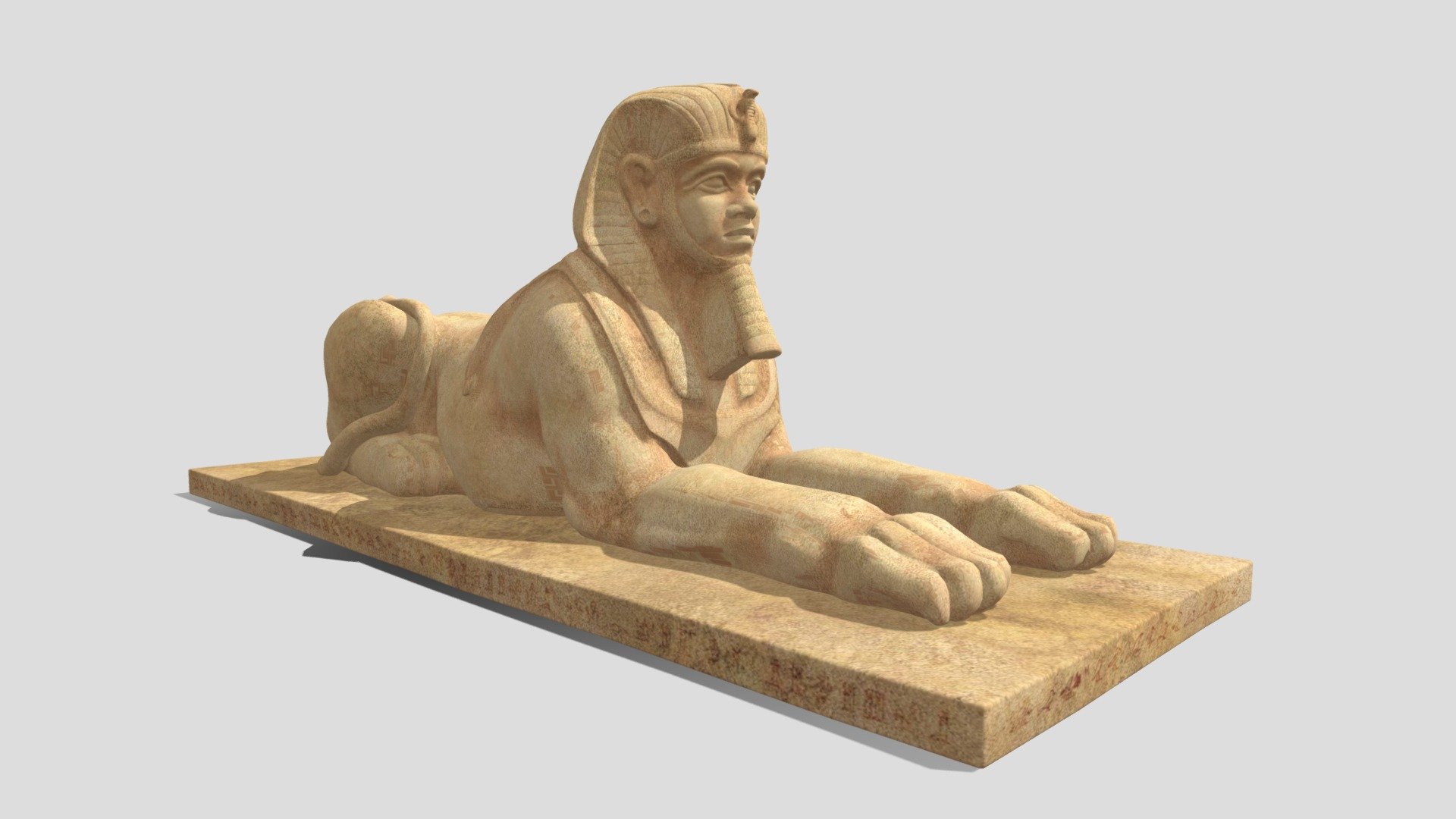 Great Sphinx of Giza - Buy Royalty Free 3D model by Vertex - Egypt ...