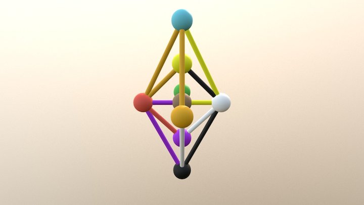 Yggdrasil Molecule 3D Model