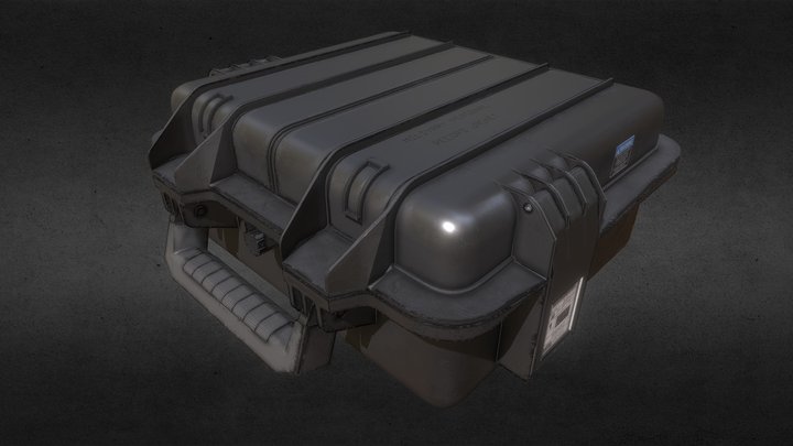 Military Box 3D Model