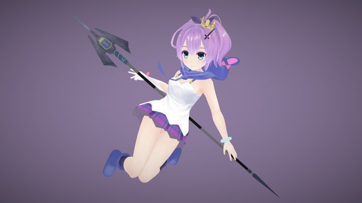 Azur lane  javelin 3D Model
